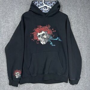 Grateful Dead x Section 119 Bertha Classic Hoodie Mens M/L Black Embroidered